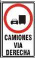 Trucks right route